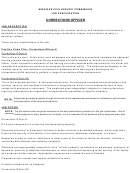 Corrections Officer Job Specification