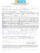 Sidbi Fixed Deposit Application Form Printable pdf
