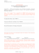 Form 3 Summary Sheet Of A Storage Component For Proposed Configuration