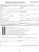 Form Dl-14c - 2011 Application For Texas Election Certificate