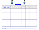 Lego Boy Weekly Chore Chart For Kids