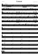 Crescent By John Coltrane Sheet Music