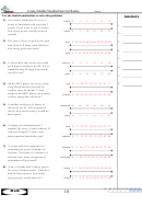 Math Worksheets Using Double Numberlines For Ratios Printable pdf
