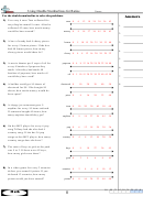 Math Worksheets Using Double Numberlines For Ratios