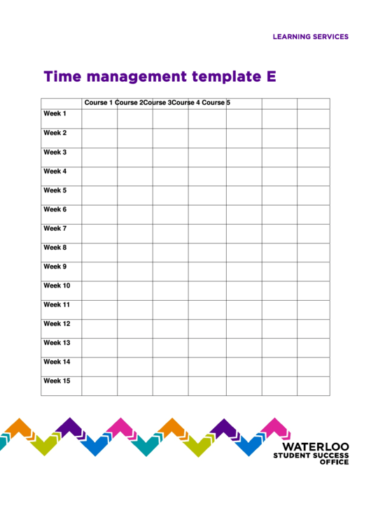 Time Management Template