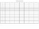 Time Management Sheet Template