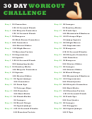 30 Day Workout Challenge