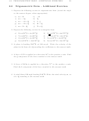 Trigonometric Form Worksheet