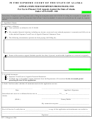 Application For Exemption From Filing Fee Form