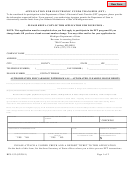 Application For Electronic Funds Transfer