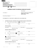 Application For Change Of Name For A Family - Superior Court Of Arizona In Mohave County