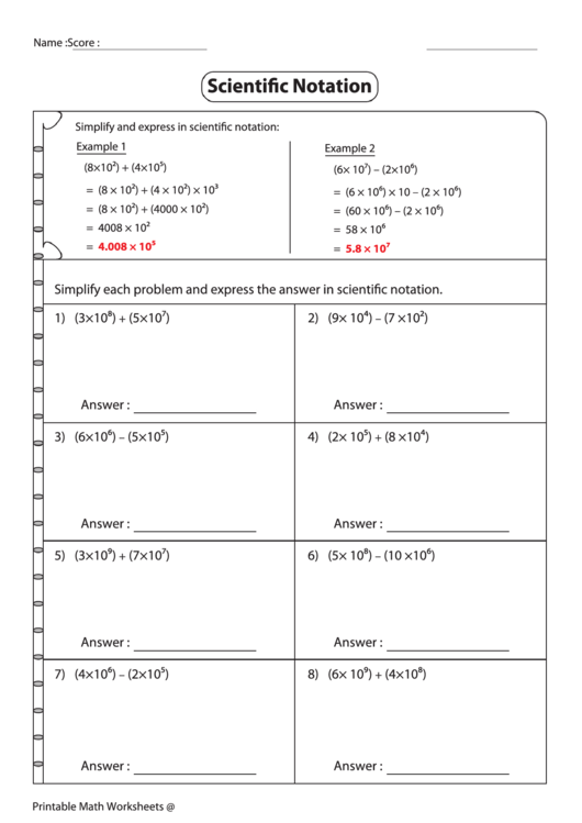Simplifying Expressions Worksheet Answer Key