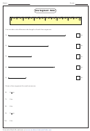 Measuring Length Worksheet Printable pdf
