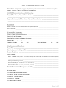 Spill Or Incident Report Form
