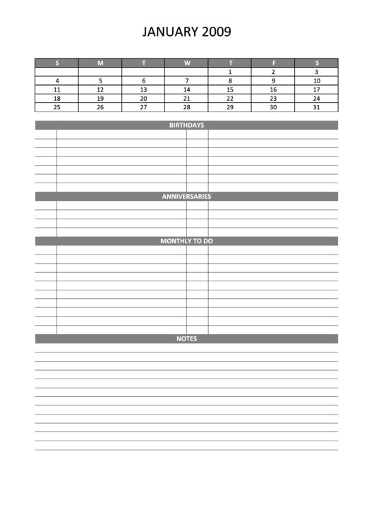 Yearly Planner Template Printable pdf