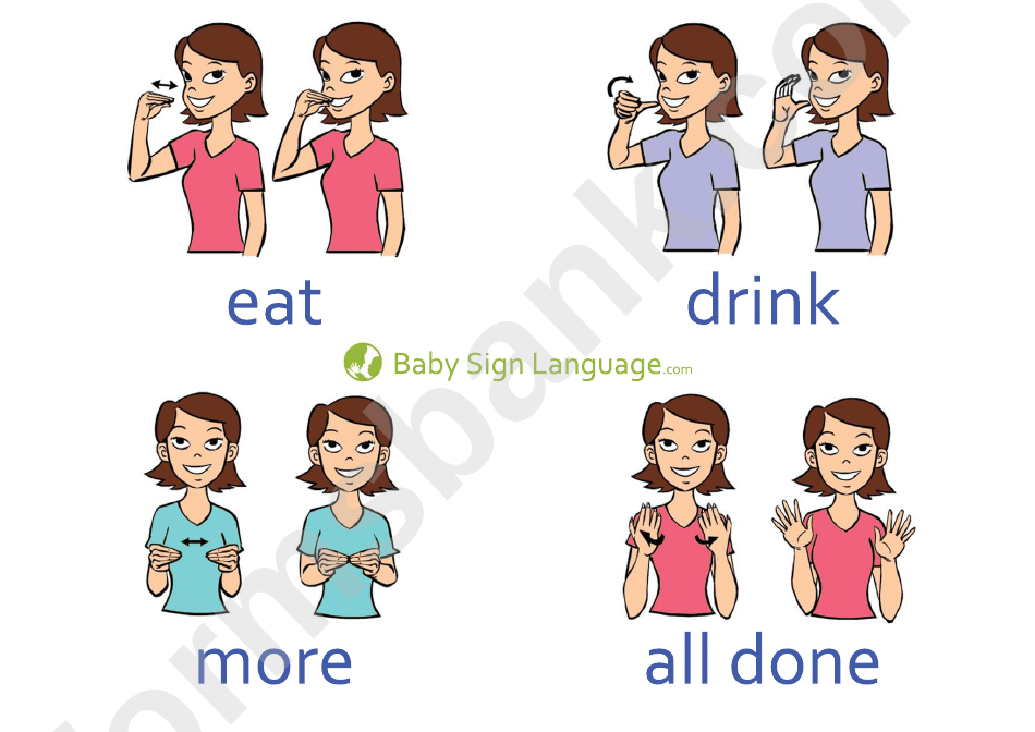 Baby Sign Language Chart