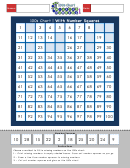 100s Chart With Number Squares