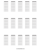 Mandolin Blank Chord Chart