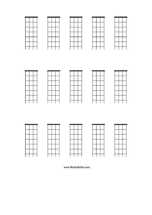 Mandolin Blank Chord Chart Printable Pdf Download