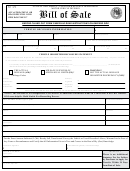 Mvd-10009 - Bill Of Sale Template - State Of New Mexico - Taxation & Revenue Department Motor Vehicle Division