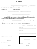 Vehicle Bill Of Sale Template