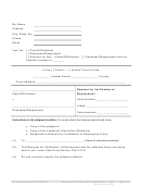 Request For Verification Of Employment Form
