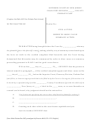 Order To Show Cause Summary Action - Superior Court Of New Jersey