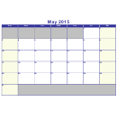 Calendar Template - May 2015