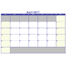Calendar Template - April 2017