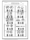 Compare The Shapes Worksheet With Answer Key