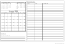 Monthly Calendar Template With Appointment - 2016