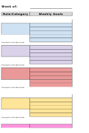 Weekly Planner Template - Color