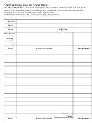 P-Patch Volunteer Hours Log Printable pdf