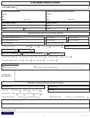 Form Qf04-105-11 - Customer Profile Sheet