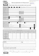 General Application For Employment