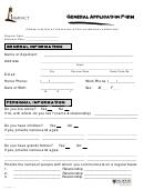 General Application Form