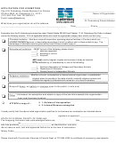 Application For Exemption City Of St. Petersburg, Florida Business Tax Division