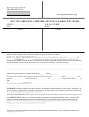 South Carolina Limited (special) Warranty Deed Form