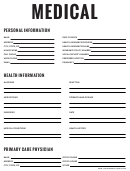 Medical Patient Information Form