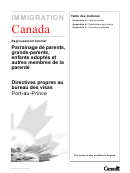 Canada Visa Application Form Printable pdf