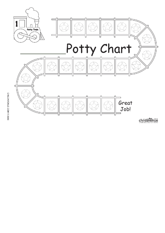 Potty Train Chart Printable pdf