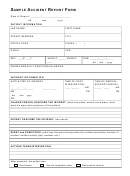 Sample Accident Report Form