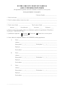 Adult Information Form - Fairfax County