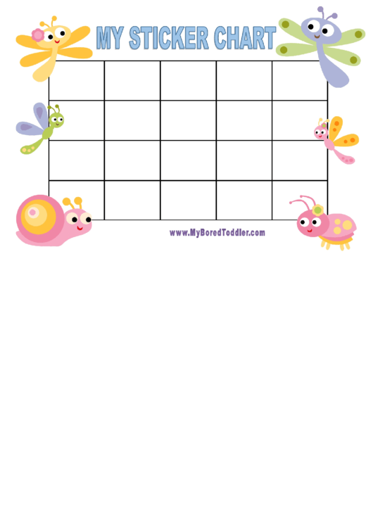 My Sticker Chart Printable pdf