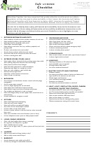 Safe At Home Checklist Printable pdf