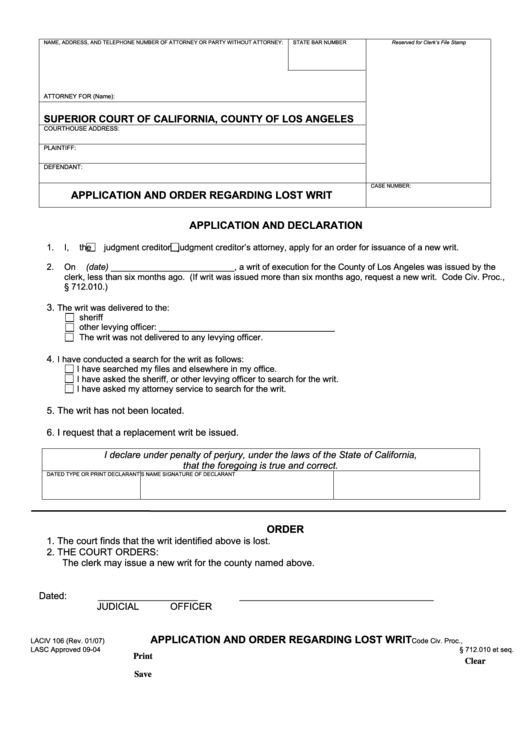 Fillable Application And Declaration Printable pdf
