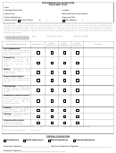 Performance Evaluation Form Non-exempt Staff