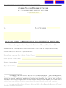 Notice Of Intent To Request Redaction Of Personal Identifiers