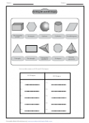 Sorting 2d And 3d Shapes Worksheet With Answer Key