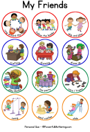 How To Play With Friends A Preschoolers Visual Guide And Game